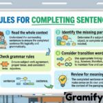 Completing Sentence Rules
