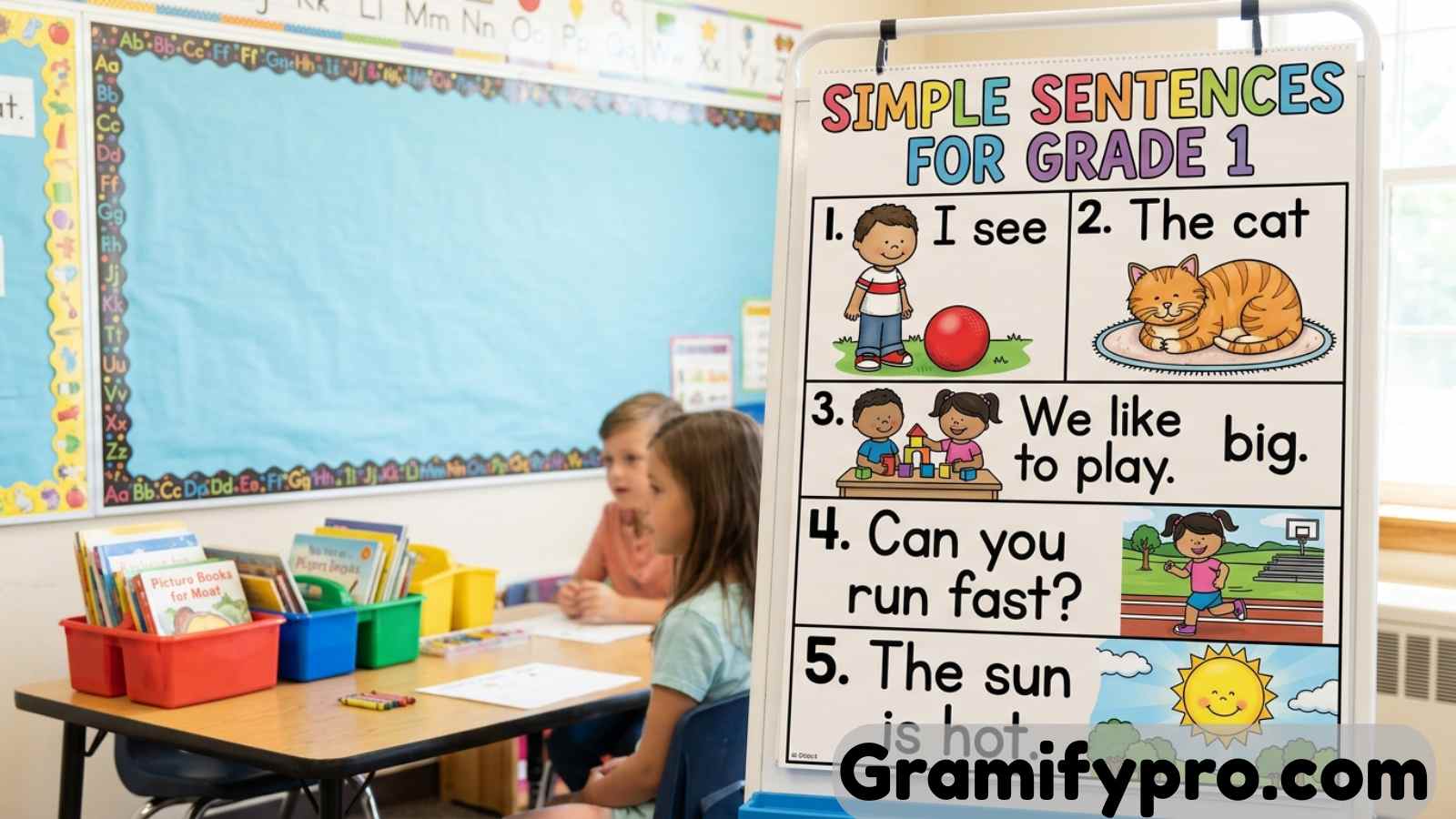 Simple Sentences for Grade 1